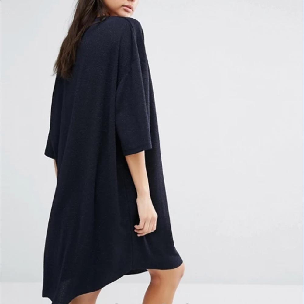 Replay || Black Oversized T-Shirt Dress